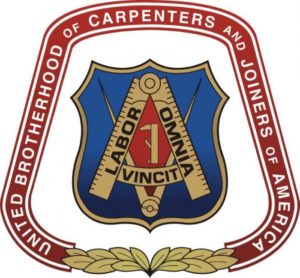 UBC seal: United Brotherhood of Carpenters and Joiners of America