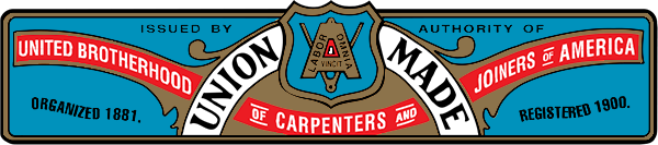 United Brotherhood of Carpenters and Joiners of American seal